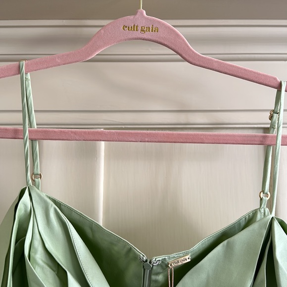 Cult Gaia Dina dress in jade - 8, never worn - Picture 4 of 5
